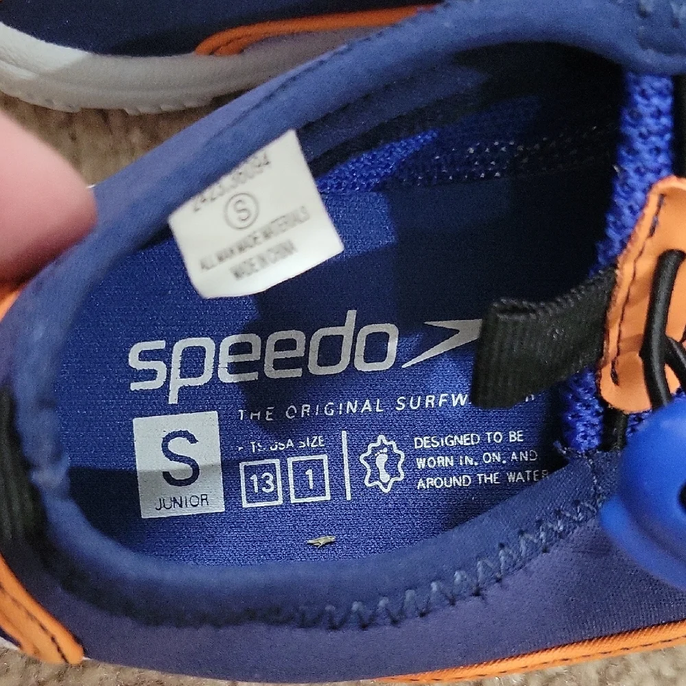 FREE W ANY PURCHASE!Speedo Kids Navy and Orange Water Shoes